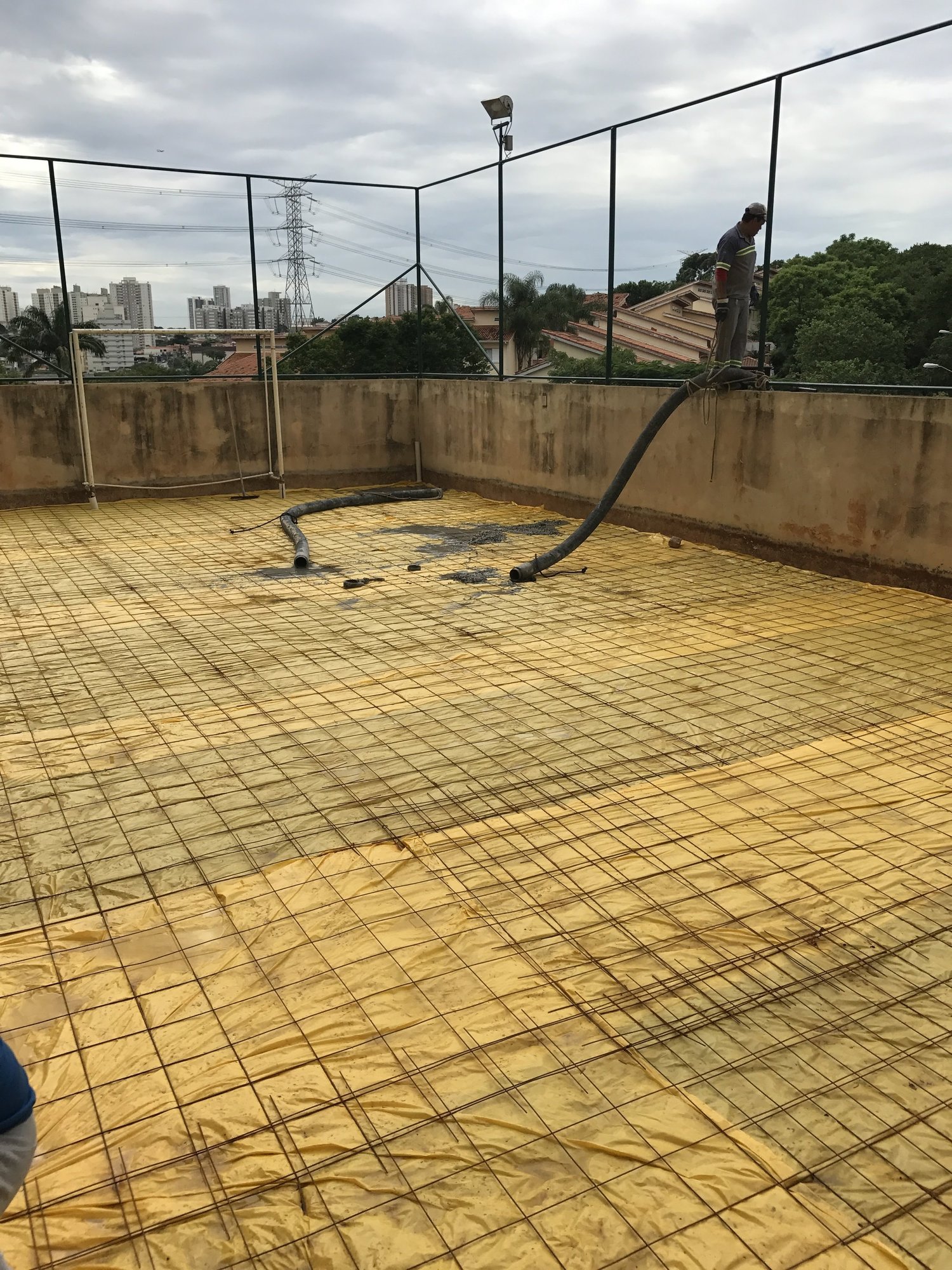 Quadra Poliesportiva — obra executada pela OliP Engenharia em São Paulo