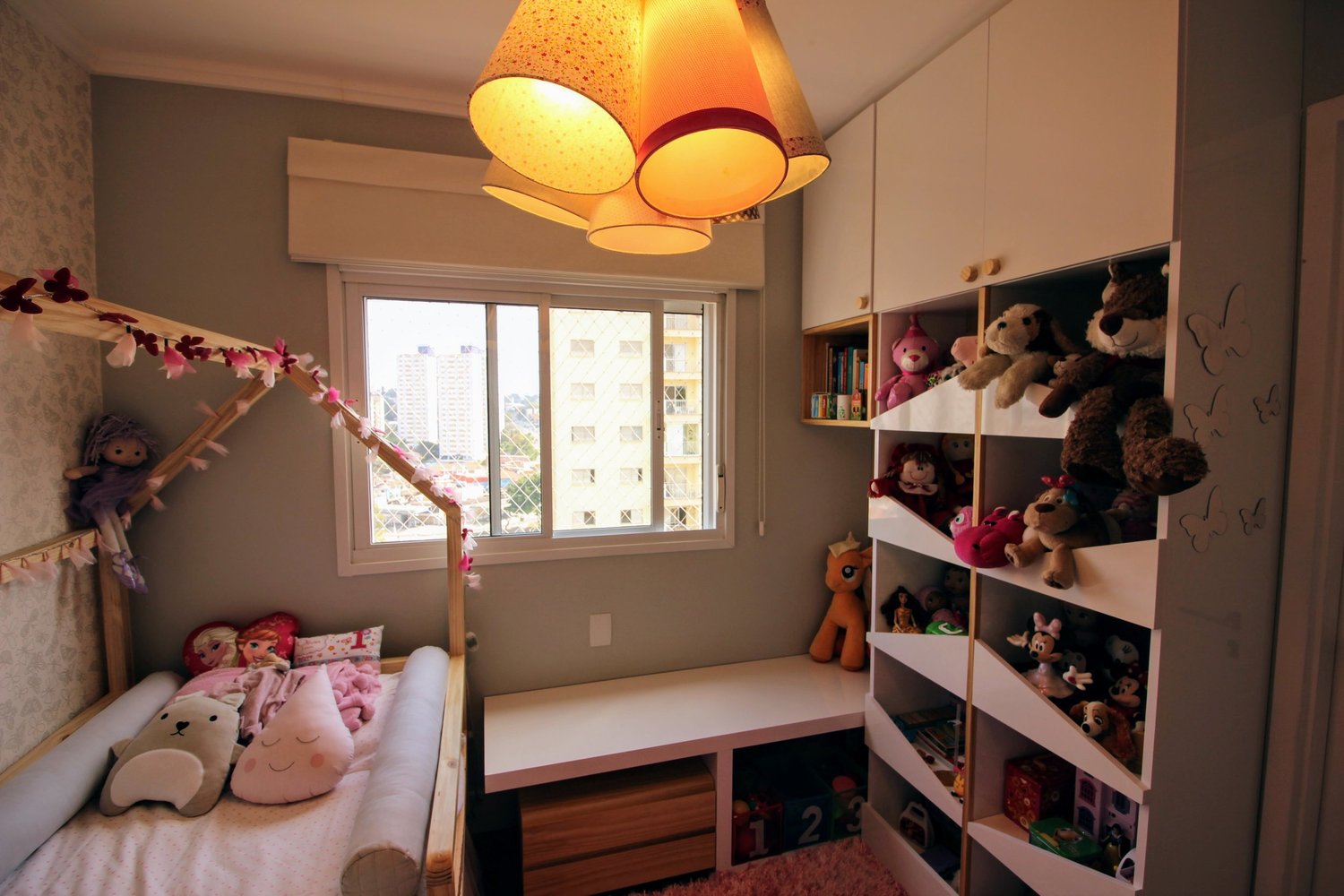 Quarto de Menina — obra executada pela OliP Engenharia em São Paulo